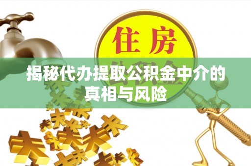 寿宁揭秘代办提取公积金中介的真相与风险