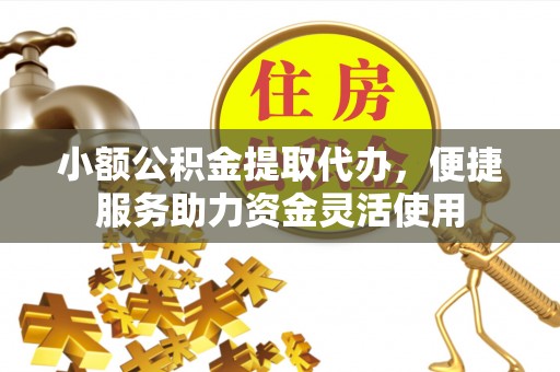 寿宁小额公积金提取代办，便捷服务助力资金灵活使用