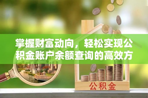 寿宁掌握财富动向，轻松实现公积金账户余额查询的高效方式