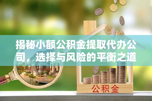 寿宁揭秘小额公积金提取代办公司，选择与风险的平衡之道