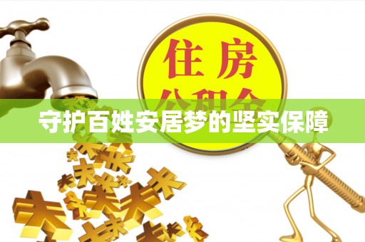 寿宁守护百姓安居梦的坚实保障