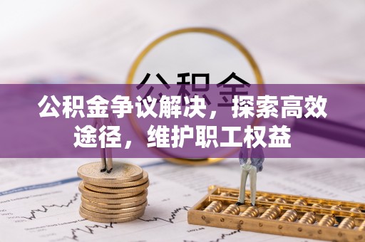 寿宁公积金争议解决，探索高效途径，维护职工权益