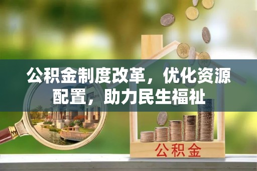寿宁公积金制度改革，优化资源配置，助力民生福祉