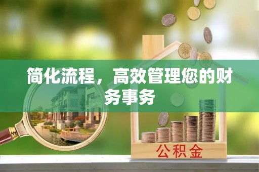 寿宁简化流程，高效管理您的财务事务