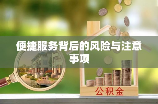 寿宁便捷服务背后的风险与注意事项