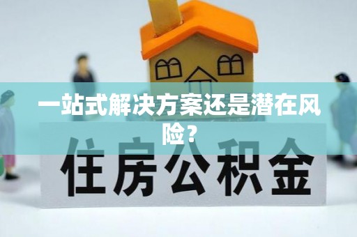 寿宁一站式解决方案还是潜在风险？