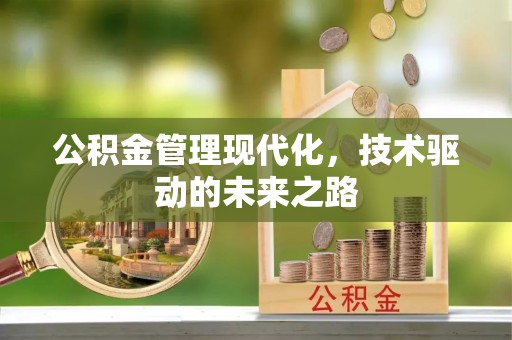 寿宁公积金管理现代化，技术驱动的未来之路